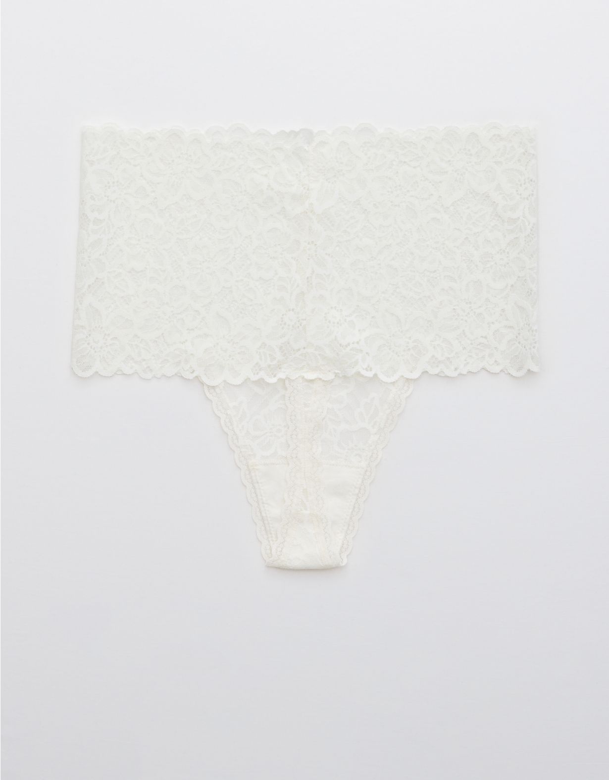 Aerie Tinsel Lace Thong Underwear