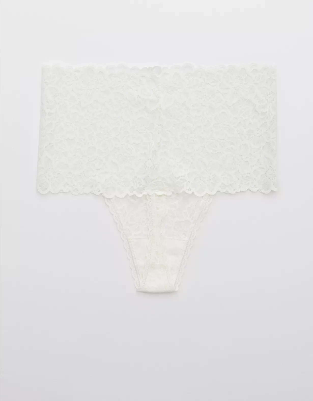 Aerie Tinsel Lace Thong Underwear