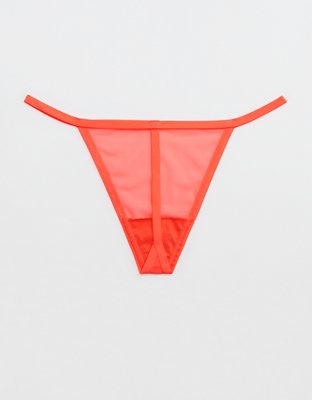 SMOOTHEZ Mesh High Cut StringThong Underwear