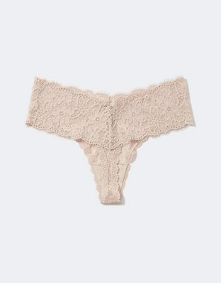 Show Off Eyelash Lace Thong Underwear