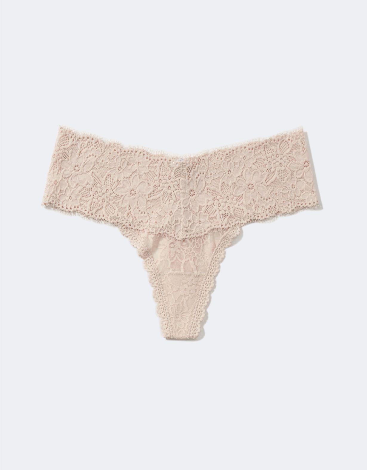Show Off Eyelash Lace Thong Underwear