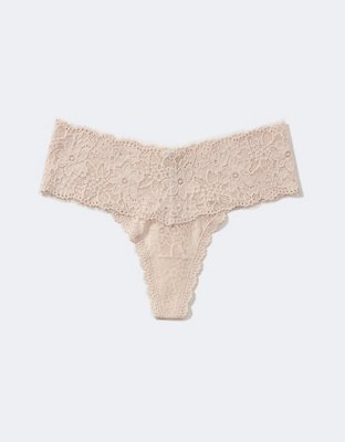 Aerie Sunkissed Lace String Thong Underwear