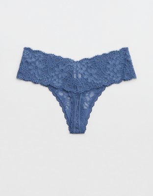 Show Off Eyelash Lace Thong Underwear