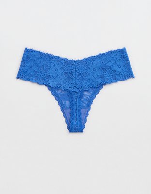 Show Off Eyelash Lace Thong Underwear