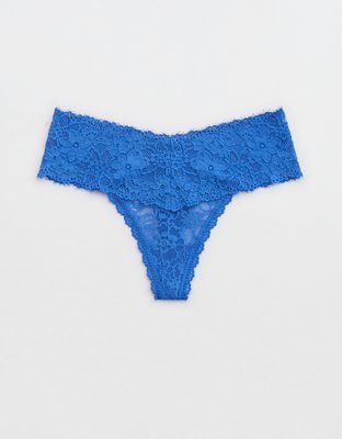 Superchill Cotton Eyelash Lace Thong Underwear