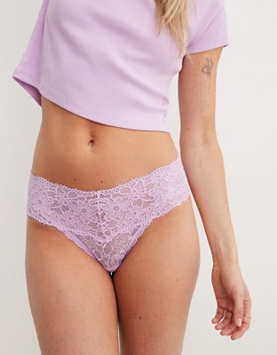 Show Off Eyelash Lace Thong Underwear