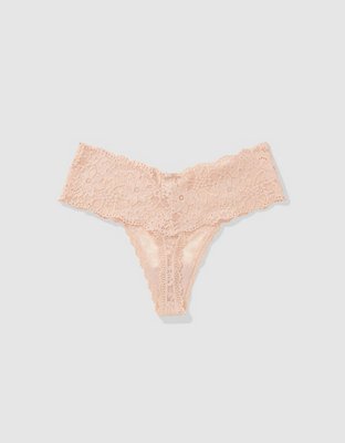 Show Off Eyelash Lace Thong Underwear