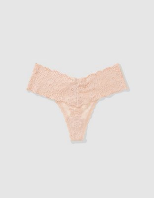 Show Off Eyelash Lace Thong Underwear