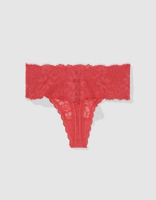 Show Off Eyelash Lace Thong Underwear