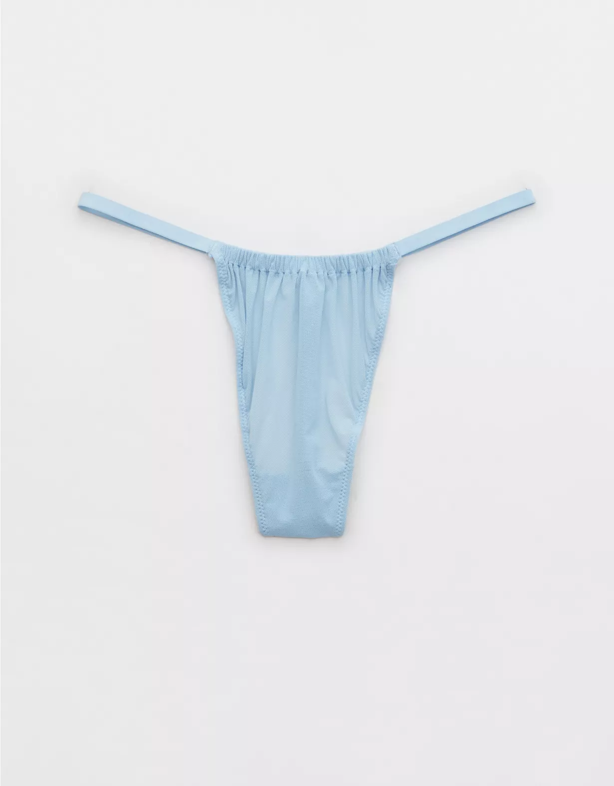 Aerie Mesh Ruched String Thong Underwear