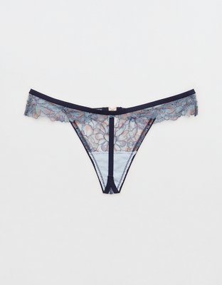 Aerie Dreamscape Lace Thong Underwear