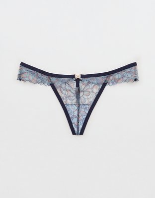 Aerie Dreamscape Lace Thong Underwear