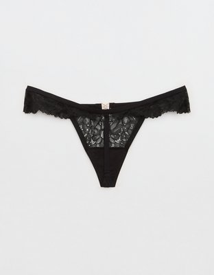 Aerie Dreamscape Lace Thong Underwear