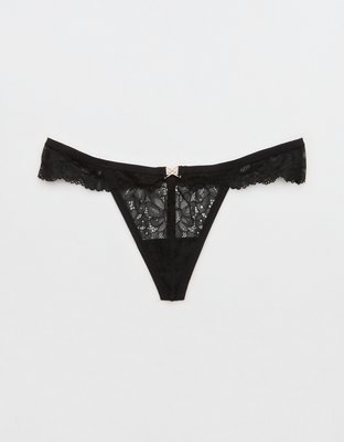 Aerie Dreamscape Lace Thong Underwear