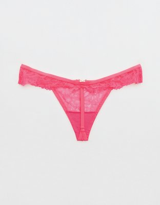 Aerie Dreamscape Lace Thong Underwear