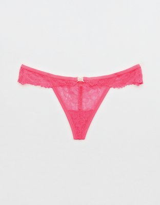 Aerie Dreamscape Lace Thong Underwear