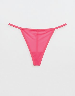 SMOOTHEZ No Show Logo Thong Underwear