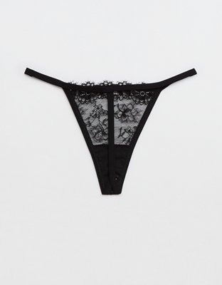 Show Off Park Picnic Lace Thong Underwear