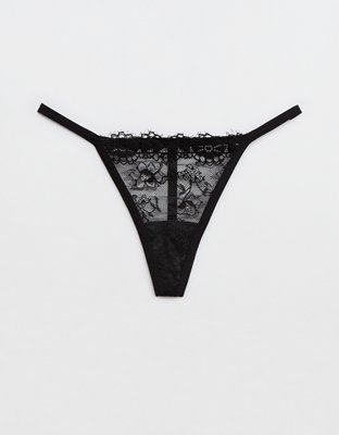 Show Off Park Picnic Lace Thong Underwear