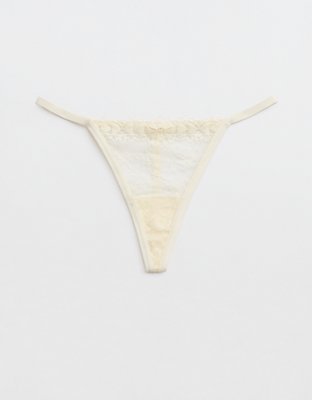 Show Off Park Picnic Lace Thong Underwear