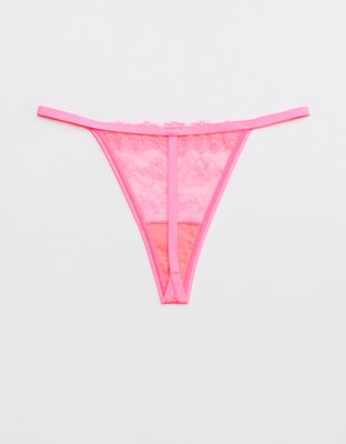 Show Off Park Picnic Lace Thong Underwear