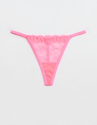 Show Off Park Picnic Lace Thong Underwear