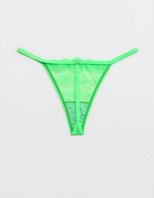 Show Off Park Picnic Lace Thong Underwear