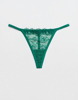 Show Off Park Picnic Lace Thong Underwear