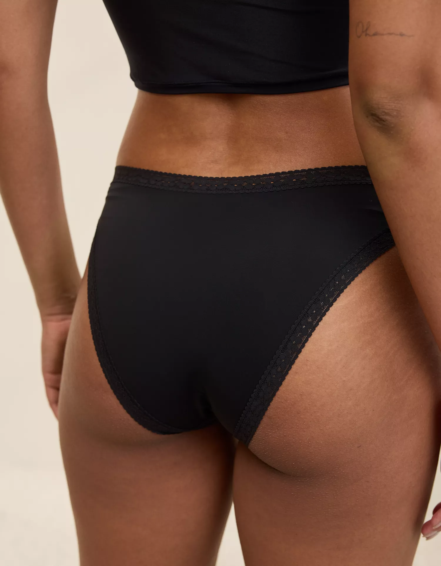 SMOOTHEZ Microfiber Lace Bikini Underwear - thumbnail 4