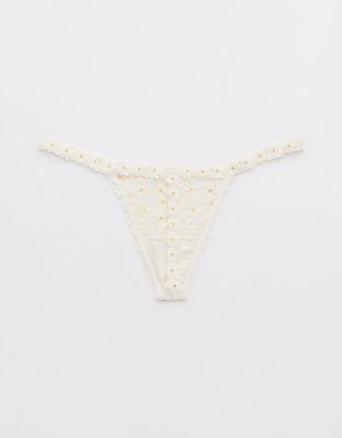Show Off Daisy Lace String Thong Underwear