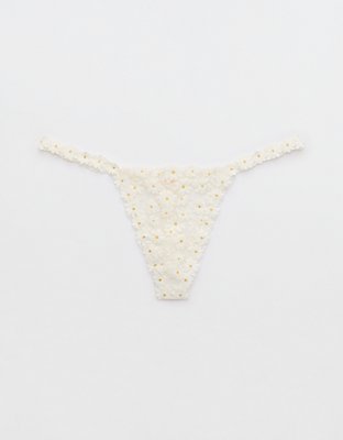 Show Off Daisy Lace String Thong Underwear