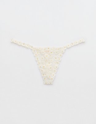 Show Off Daisy Lace String Thong Underwear