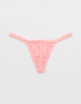 Show Off Daisy Lace String Thong Underwear