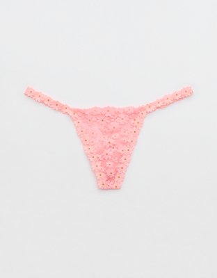 Show Off Daisy Lace String Thong Underwear