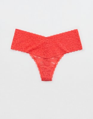 Show Off Park Picnic Lace Thong Underwear
