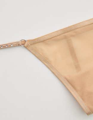 Трусы-стринги Show Off Embellished, на завязках, сетка — Aerie — фото 2