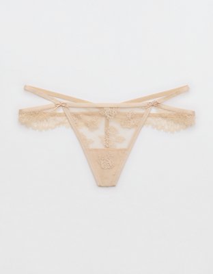 Show Off Rosebud Lace Thong Underwear
