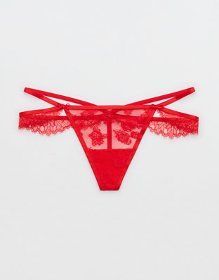 Show Off Rosebud Lace Thong Underwear