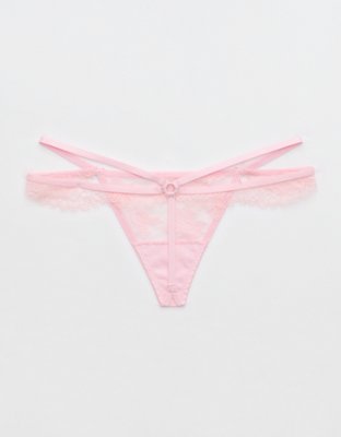 Show Off Rosebud Lace Thong Underwear