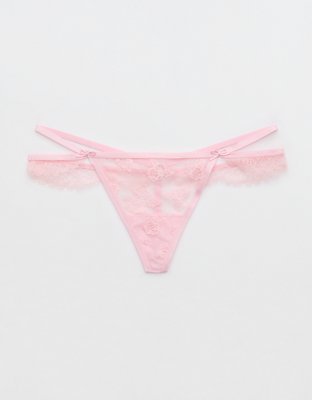 Show Off Rosebud Lace Thong Underwear