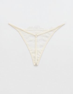 Show Off Embroidery Thong Underwear