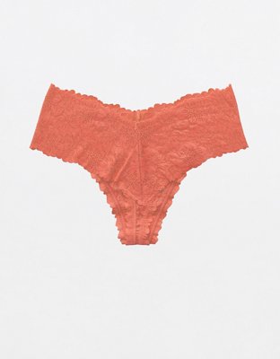 Show Off Ropa Interior Estilo Tanga con Encaje Rosey
