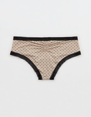 SMOOTHEZ Microfiber Lace Cheeky Underwear