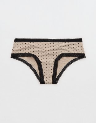 SMOOTHEZ Microfiber Lace Cheeky Underwear