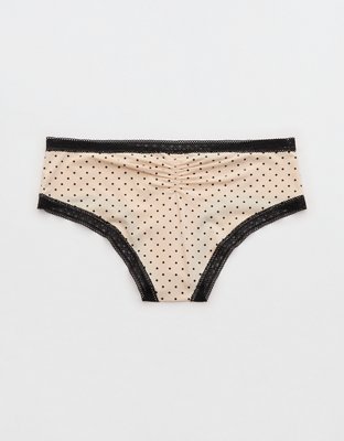 SMOOTHEZ Microfiber Lace Cheeky Underwear