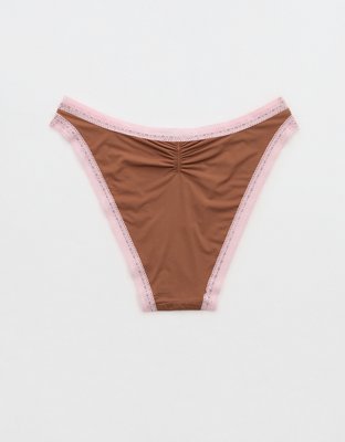 SMOOTHEZ Microfiber Lace Bikini Underwear