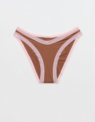 SMOOTHEZ Microfiber Lace Bikini Underwear