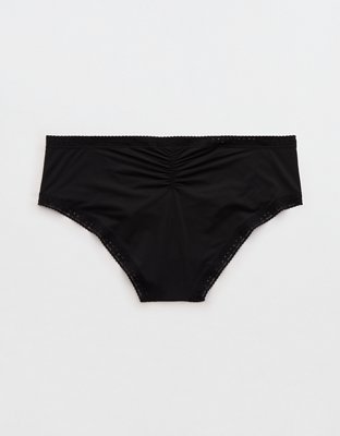 SMOOTHEZ Microfiber Lace Cheeky Underwear