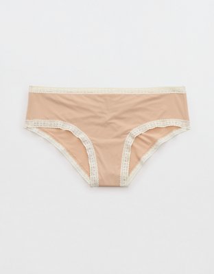 SMOOTHEZ Microfiber Lace Cheeky Underwear