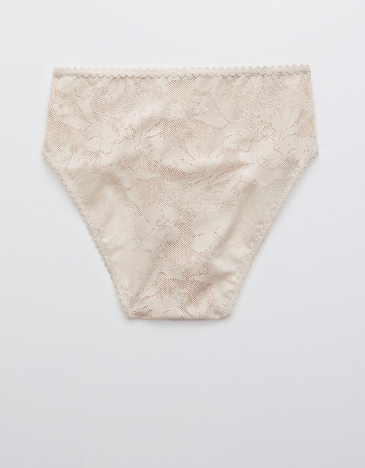 Aerie Cheetah Lace High Waisted Bikini Underwear